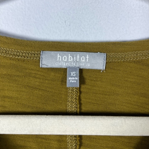 Habitat Rolled Edge Lagenlook Boho Cardigan Button Front XS - Picture 3 of 5